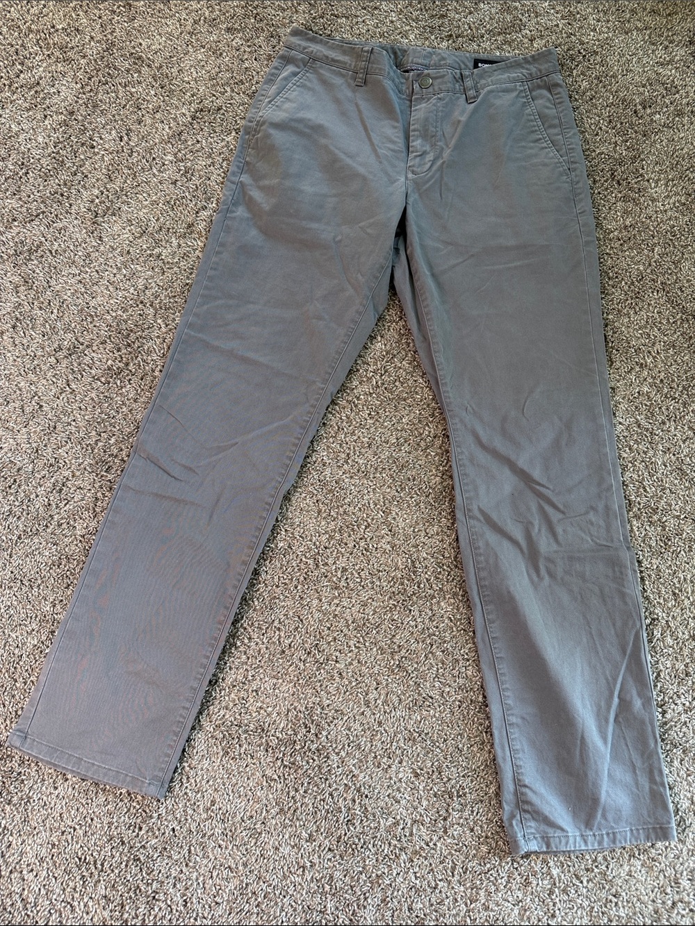Bonobos Straight Fit Chinos in Gray